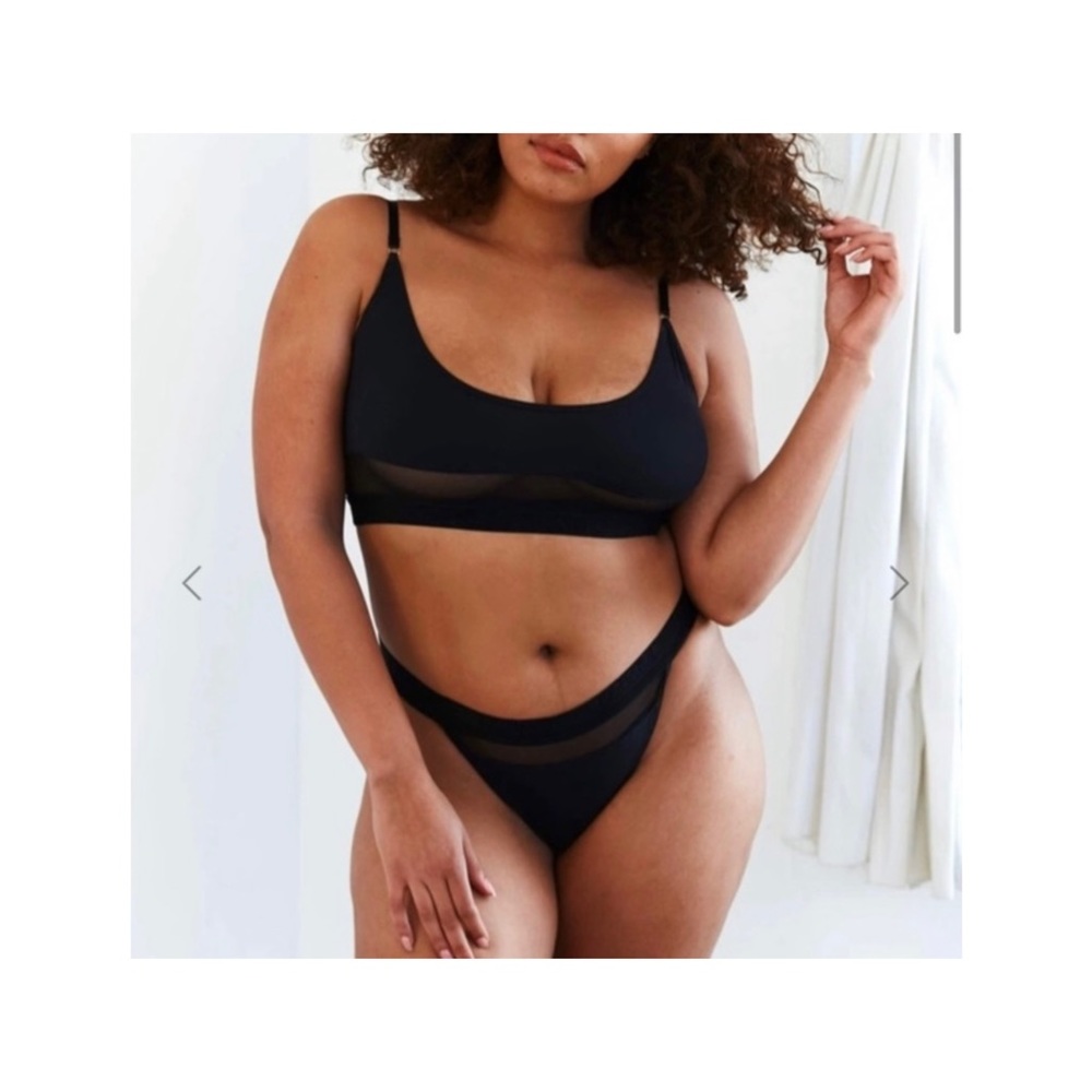 ♥︎ Lounge Underwear Mesh Bra & Thong Set ♥︎